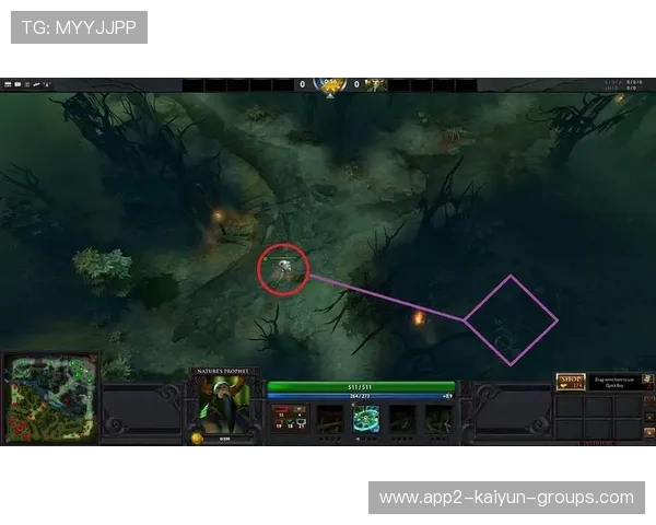 Dota2 7.41版本盲区利用：在这个特定位置插眼，竟然能同时观察两处战略物资👀